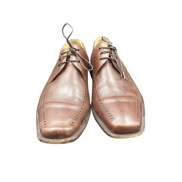 Mezlan Enterprise Oxford Shoes Mens 8.5 M Brown Leather Bicycle Toe Spain main image 4